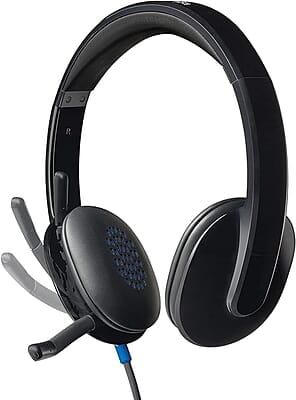Logitech H540 USB Headset with Noise-Cancelling Mic